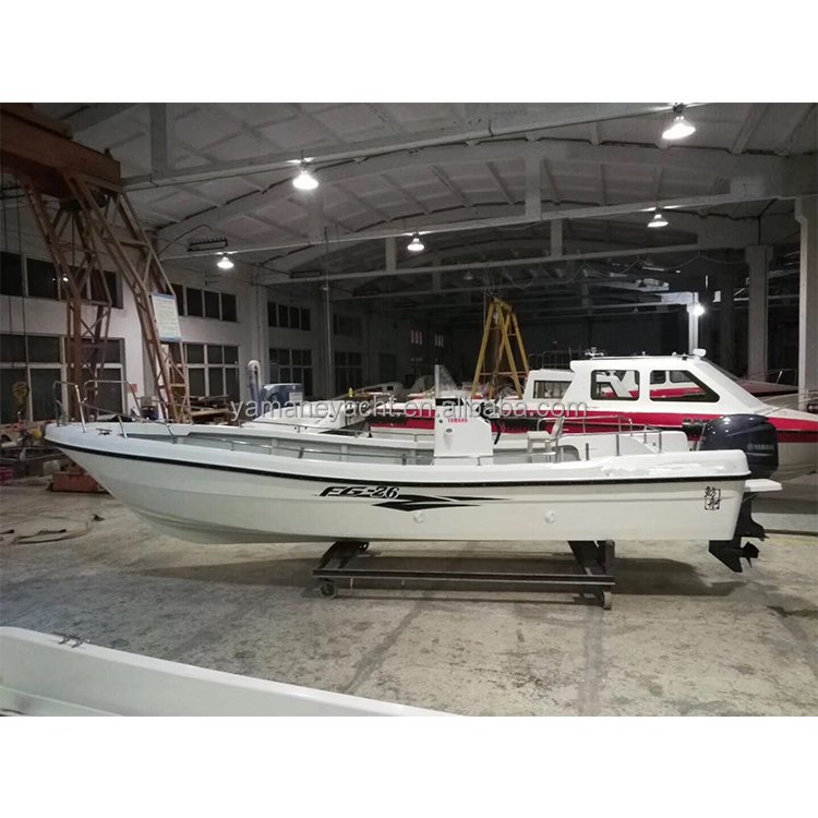 26ft Fiberglass Hull Panga Fishing Boat with Engine for Sale